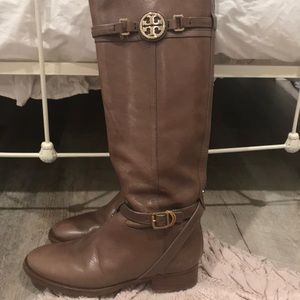 Tory Burch riding boot. Offers welcomed